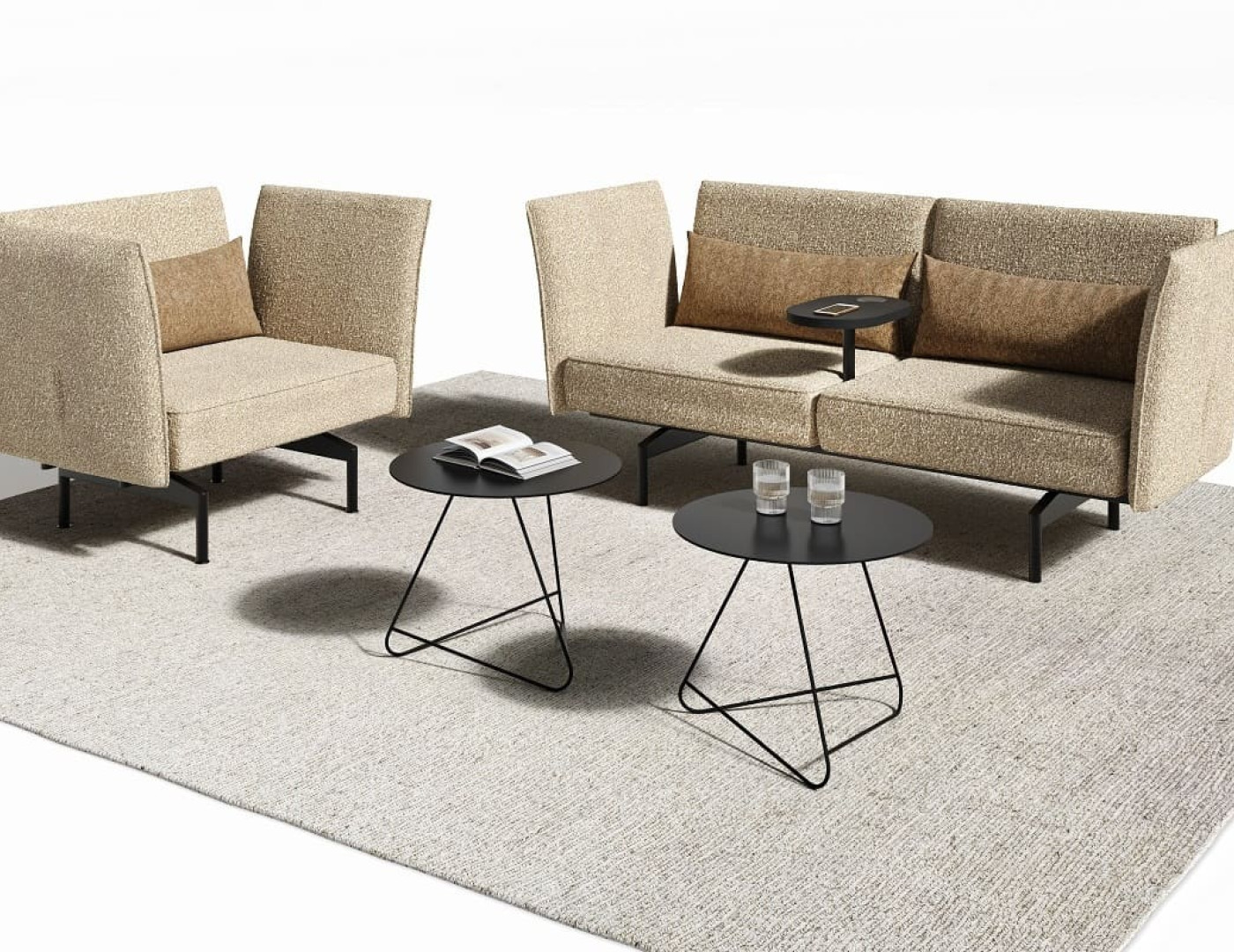 Офисный диван Антураж со столиком — фото № 5